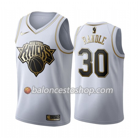 Camiseta Hombre NBA New York Knicks Julius Randle 30 2019-20 Nike Blanco Golden Edition Swingman